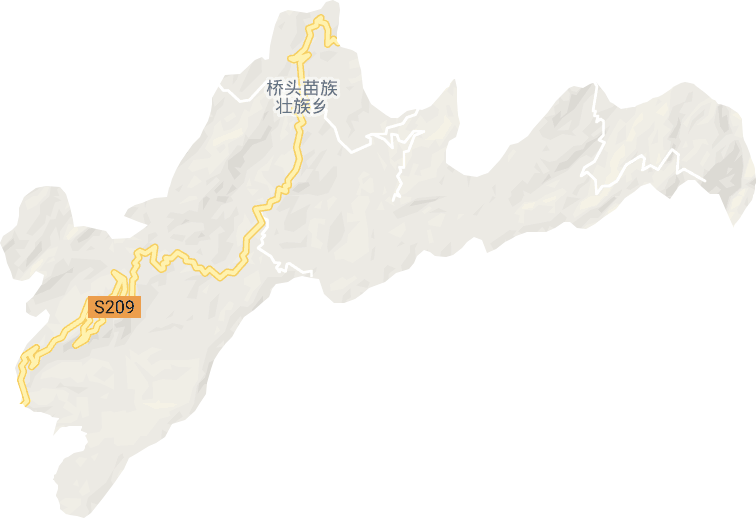 桥头苗族壮族乡电子地图