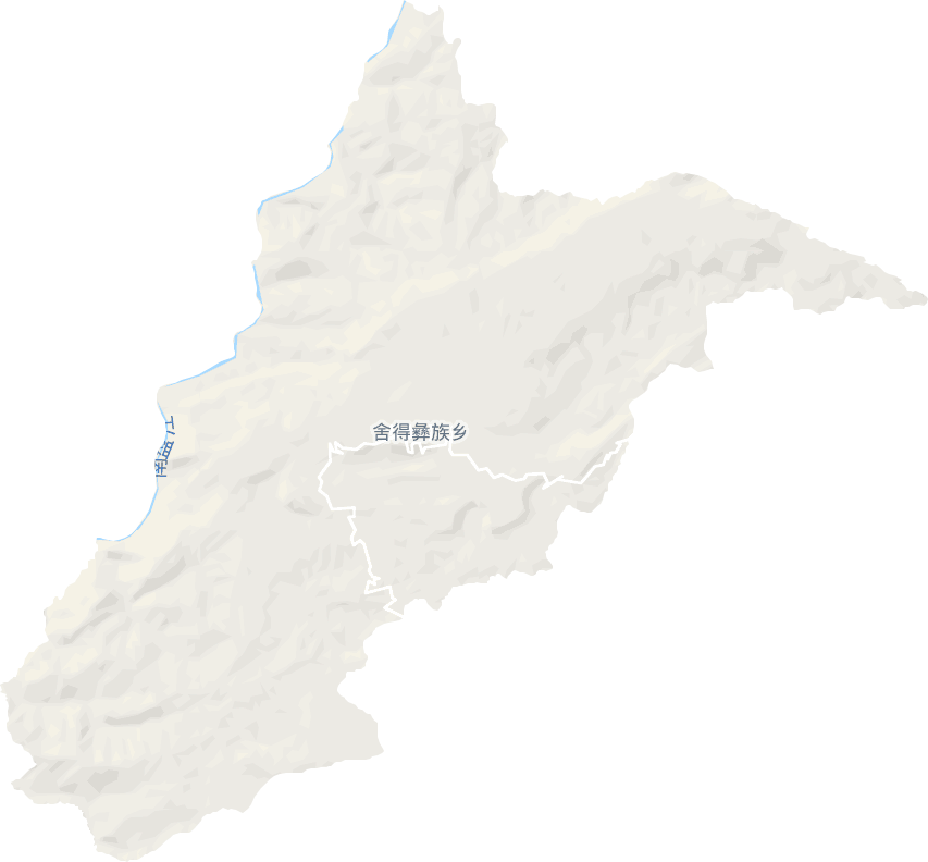 舍得彝族乡电子地图