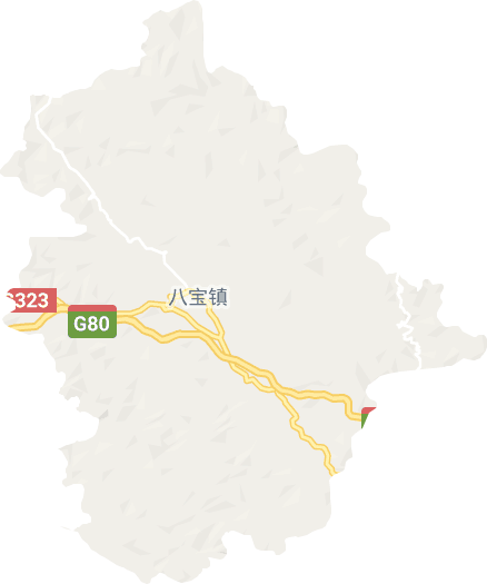 八宝镇电子地图
