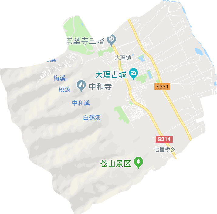 大理镇电子地图
