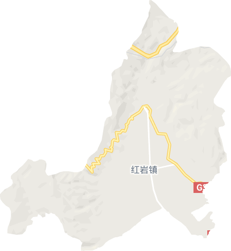 红岩镇电子地图
