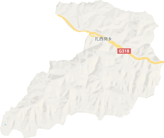 扎西岗乡电子地图