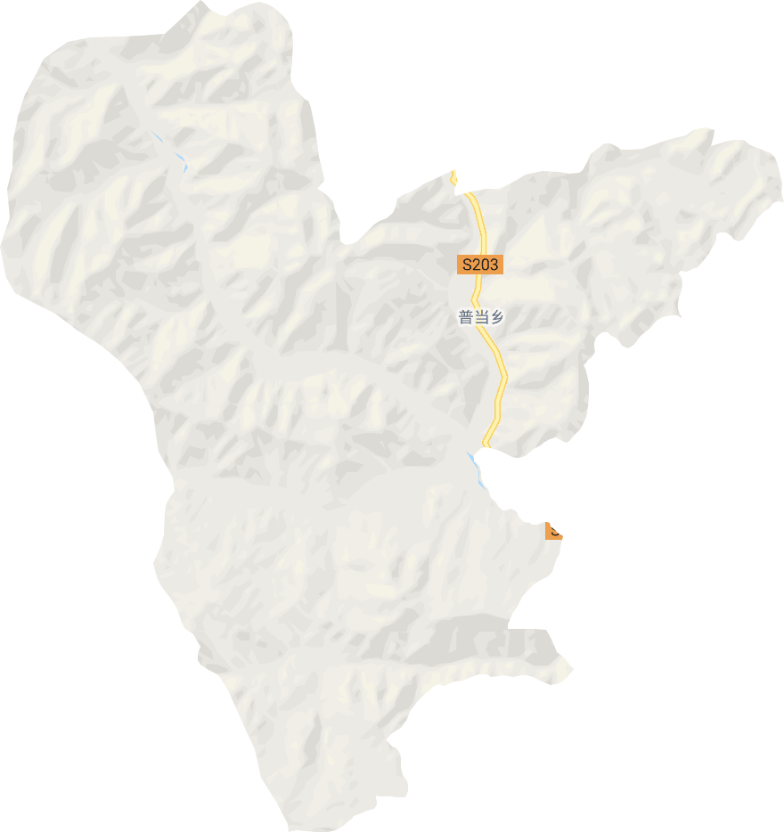 普当乡电子地图