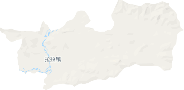 拉孜镇电子地图