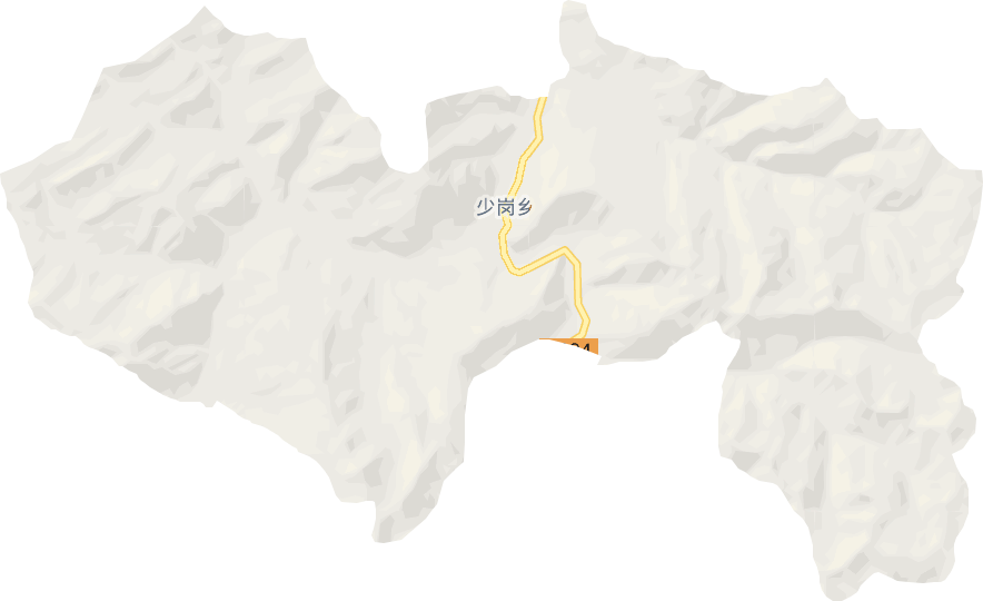 少岗乡电子地图