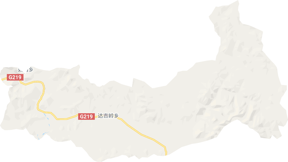 达吉岭乡电子地图