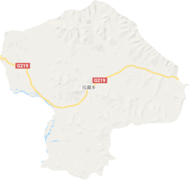 拉藏乡电子地图