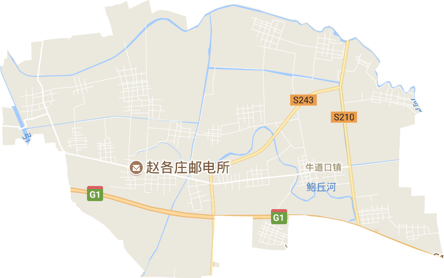 牛道口镇电子地图