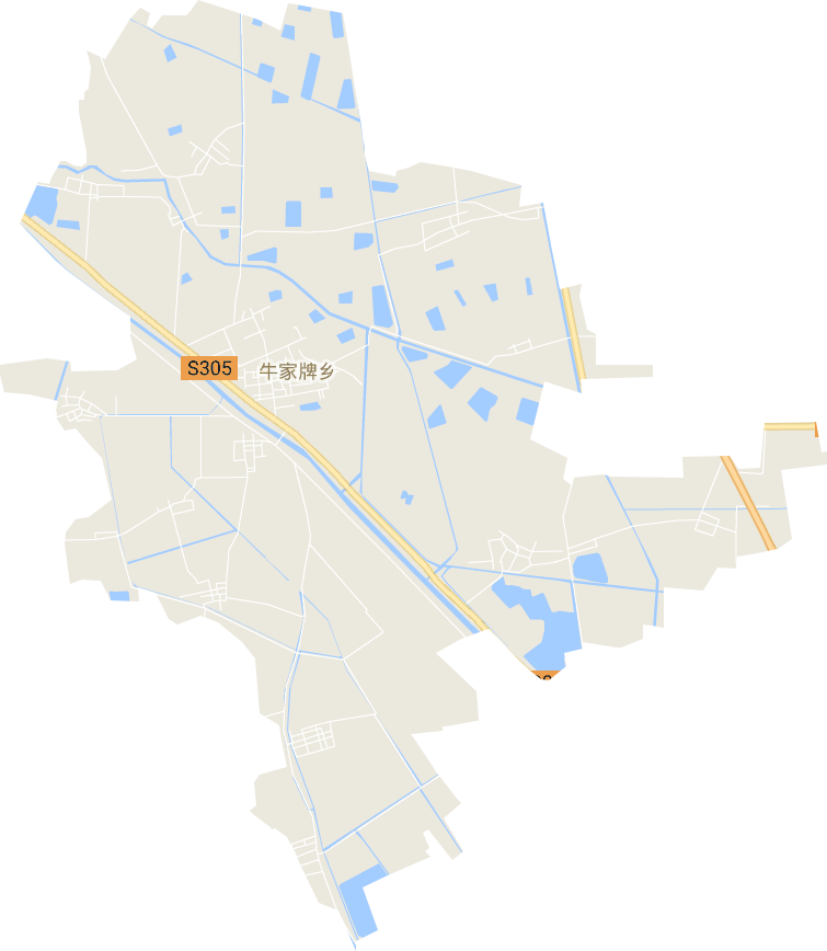 牛家牌镇电子地图