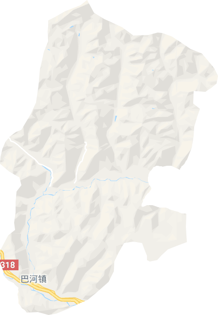 巴河镇电子地图