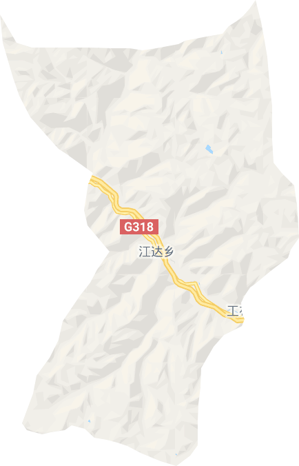江达乡电子地图