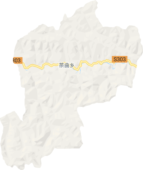 茶曲乡电子地图
