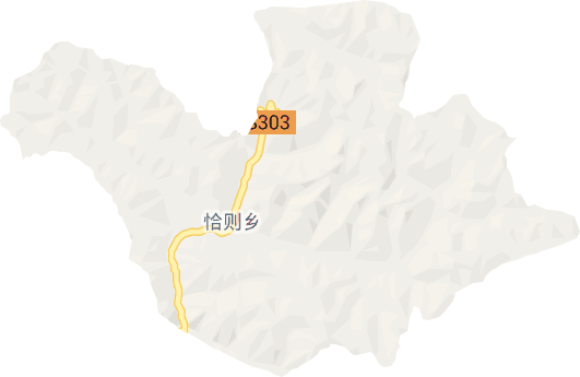 恰则乡电子地图