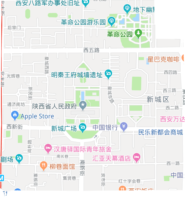 西一路街道电子地图