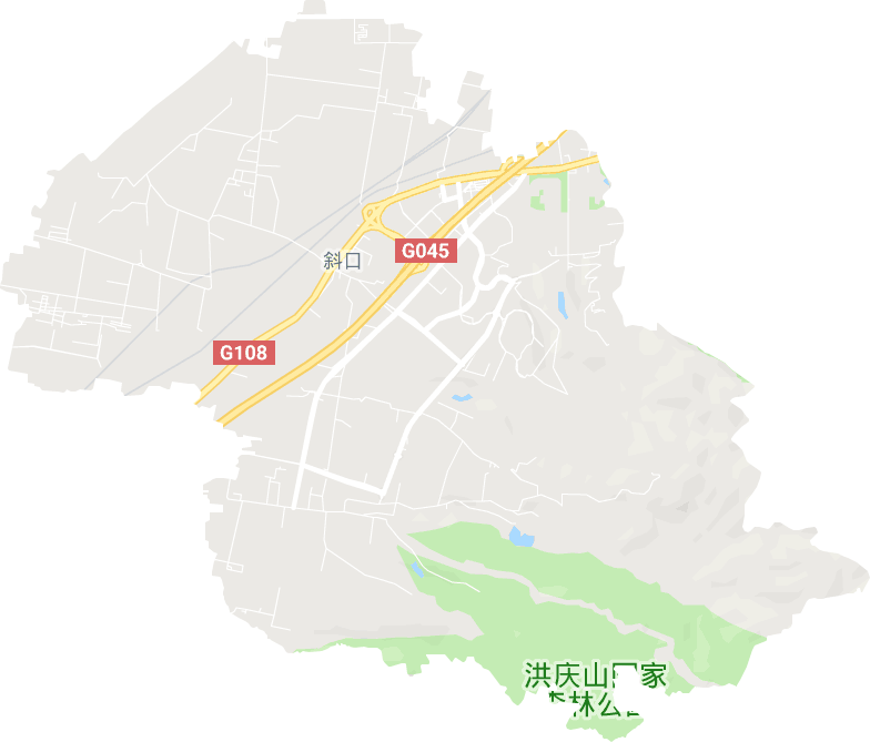 斜口街道电子地图