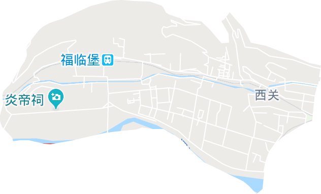 西关街道电子地图