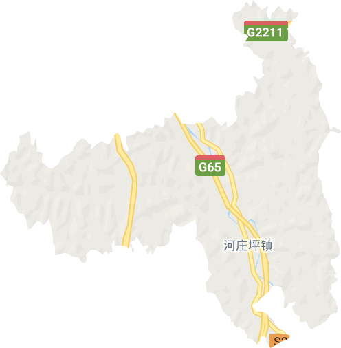 河庄坪镇电子地图