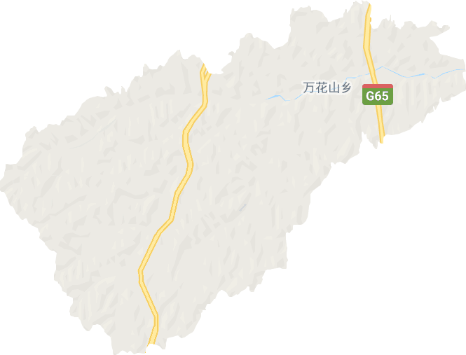 万花山乡电子地图