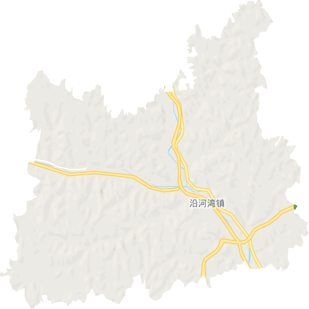 沿河湾镇电子地图