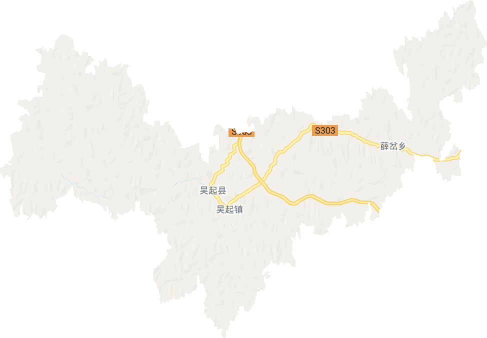 吴起镇电子地图