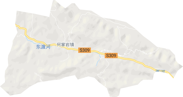 何家岩镇电子地图