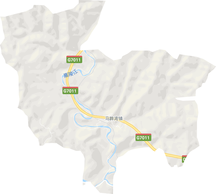 马蹄湾乡电子地图