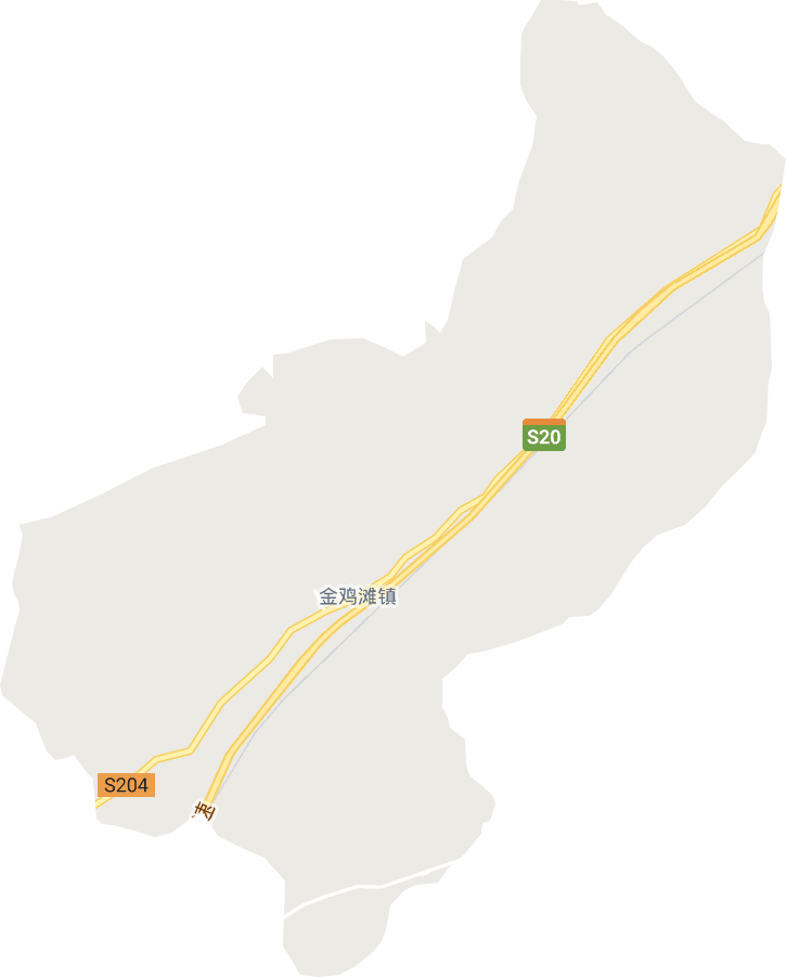 金鸡滩镇电子地图