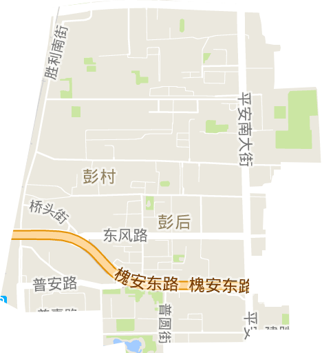 彭后街道电子地图