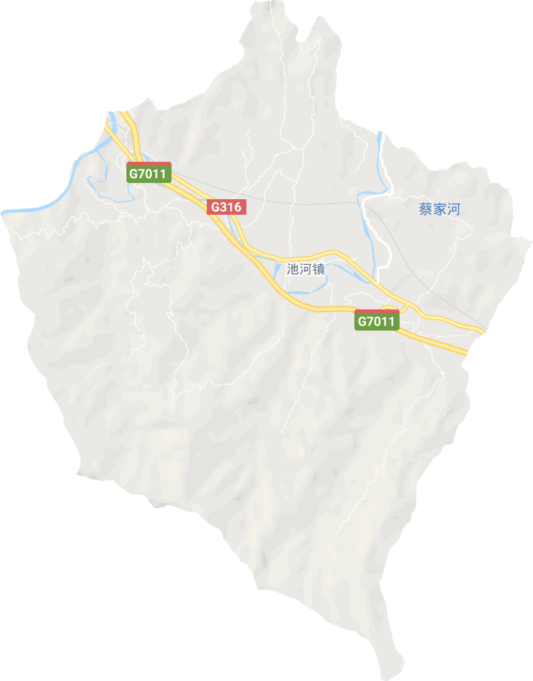 池河镇电子地图