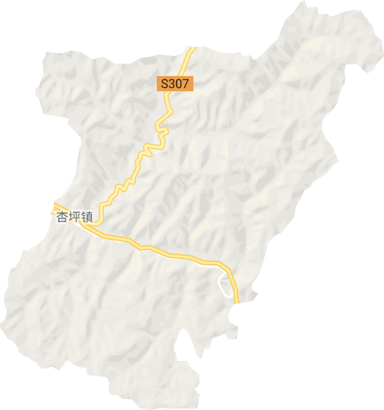 杏坪乡电子地图