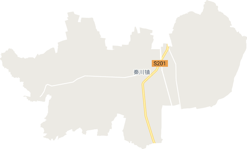 秦川镇电子地图