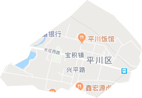 兴平路街道电子地图