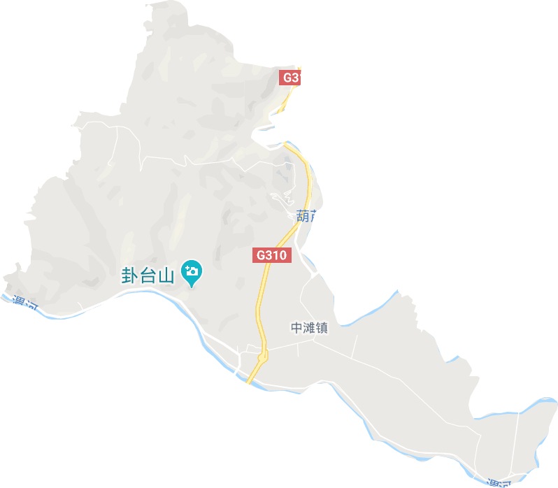 中滩镇电子地图