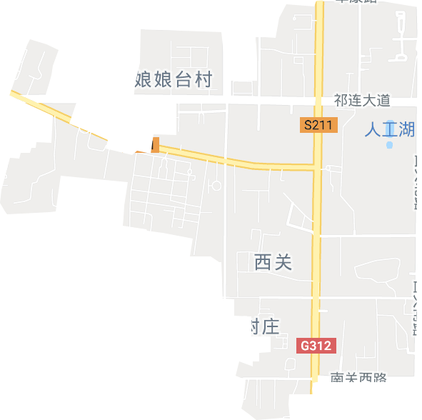 西关街街道电子地图