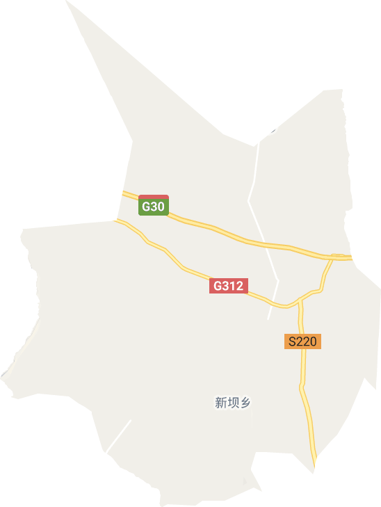 新坝乡电子地图