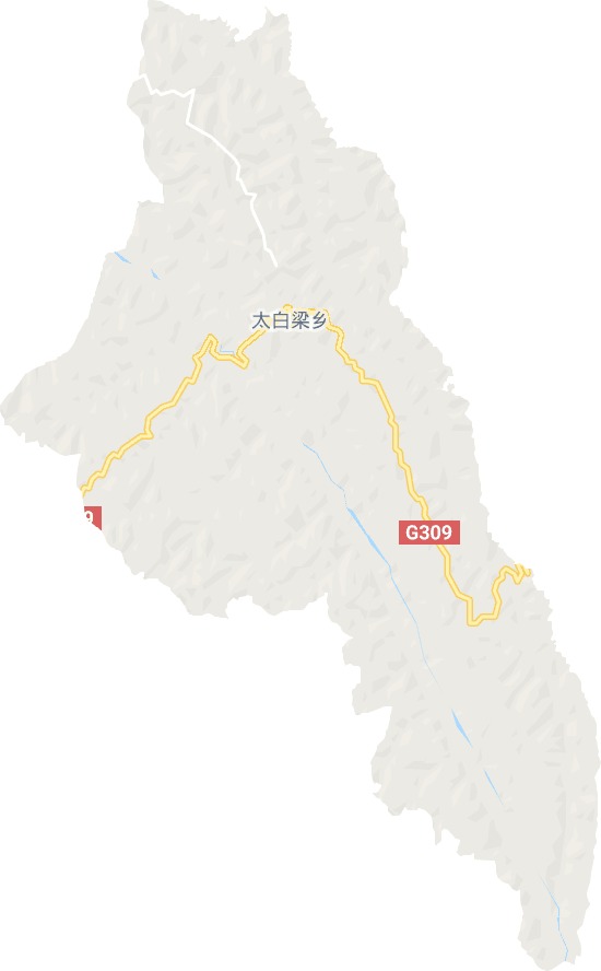 太白梁乡电子地图