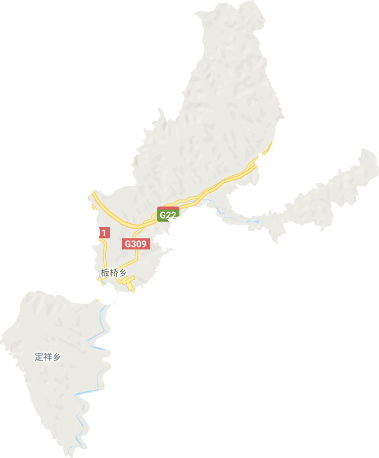板桥乡电子地图