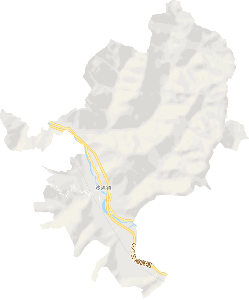 沙湾镇电子地图