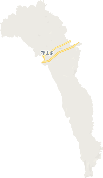 祁山乡电子地图