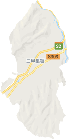 三甲集镇电子地图