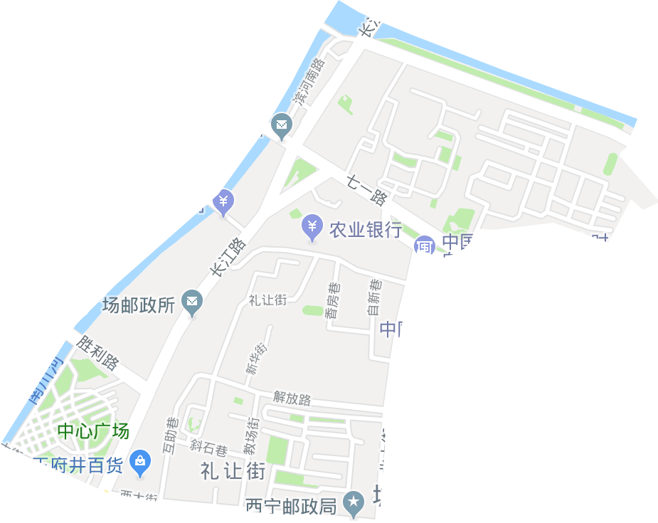 礼让街街道电子地图
