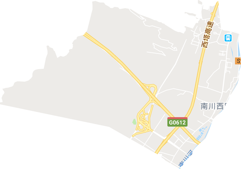南川西路街道电子地图