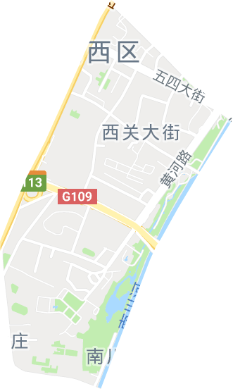西关大街街道电子地图