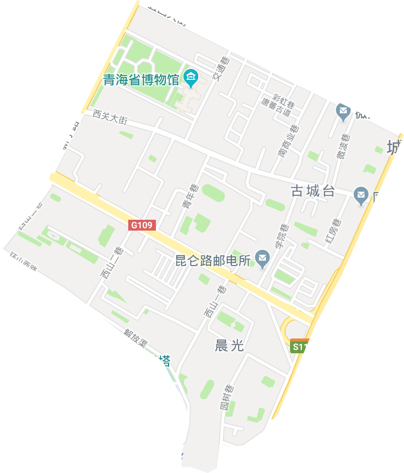 古城台街道电子地图