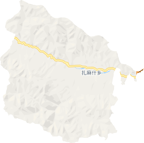 扎麻什乡电子地图