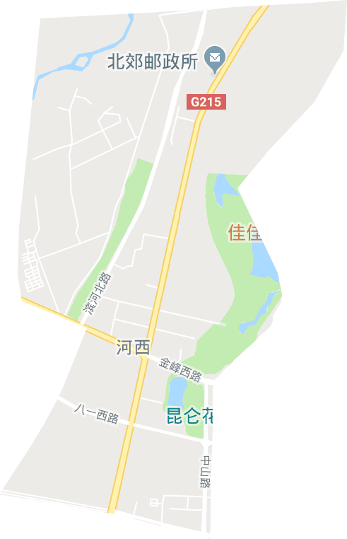 河西街道电子地图