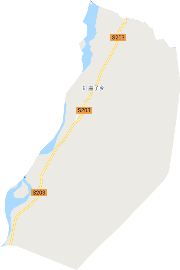 红崖子乡电子地图