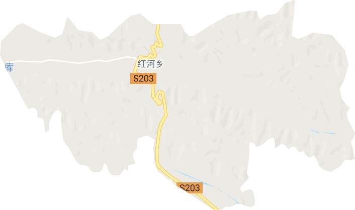 红河乡电子地图