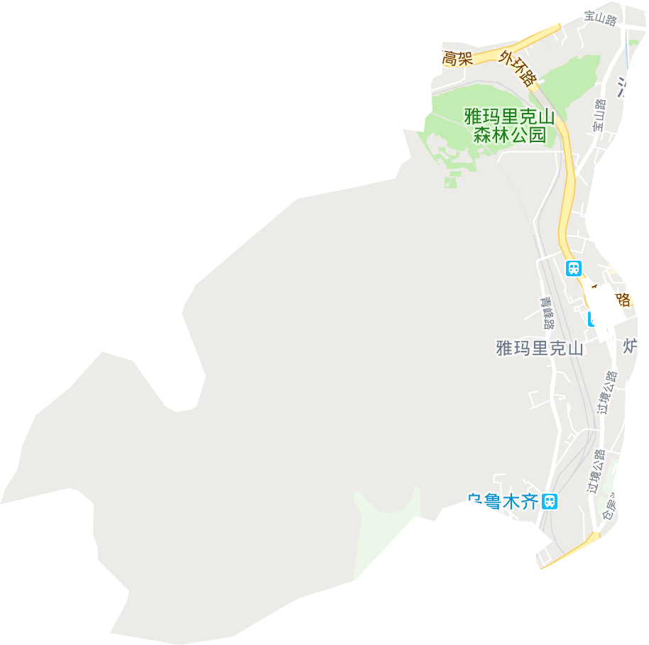 雅玛里克山街道电子地图