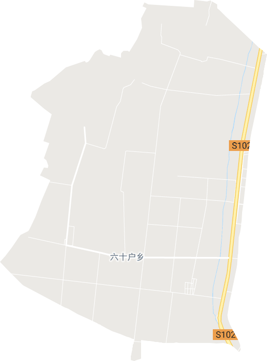 六十户乡电子地图